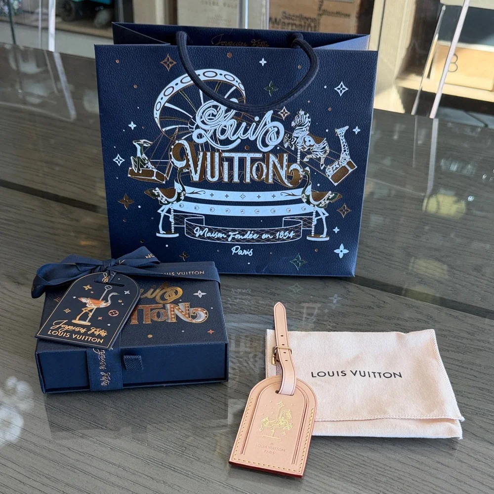 💯 Authentic Louis Vuitton luggage tag - Picture 1 of 5